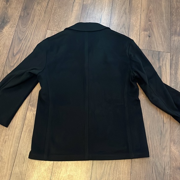 Hugo Boss mens button up wool/cashmere black coat 42R - Picture 7 of 13